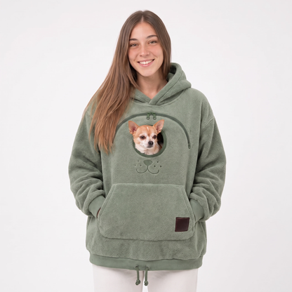 Dog Tote Carier Hoodie