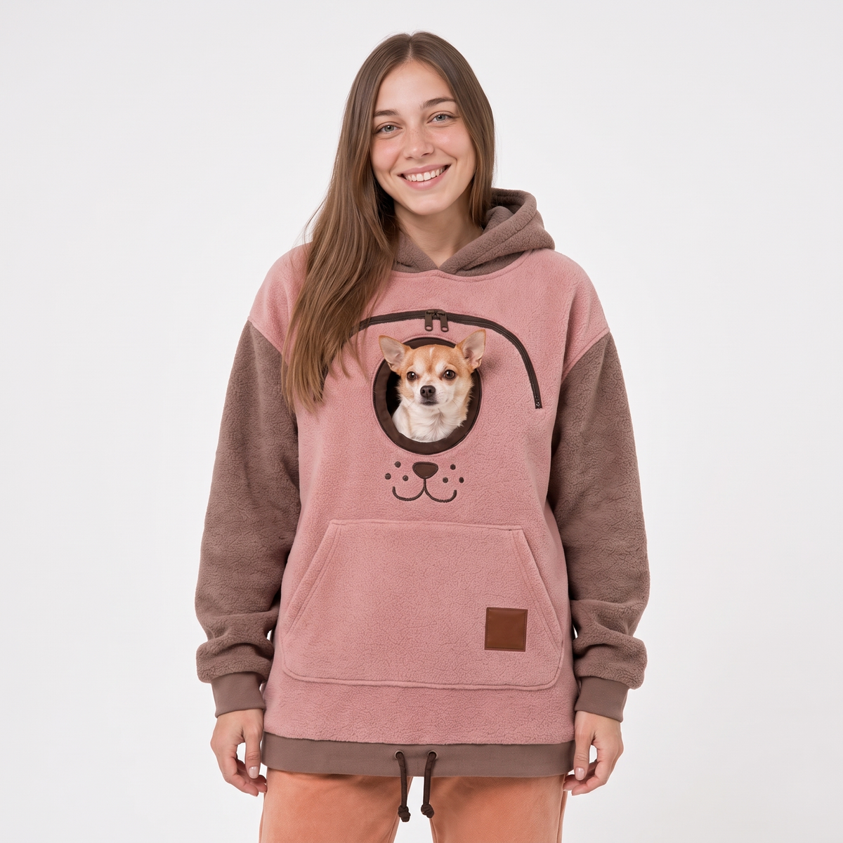 Dog Tote Carier Hoodie