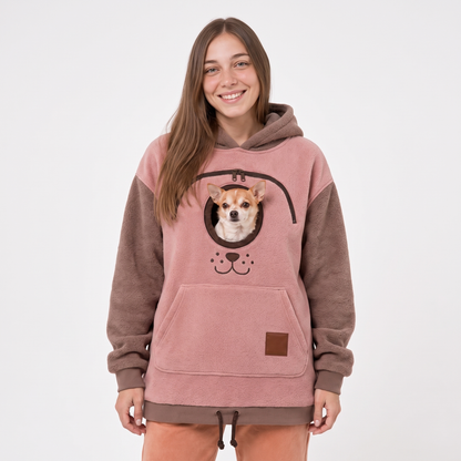 Dog Tote Carier Hoodie