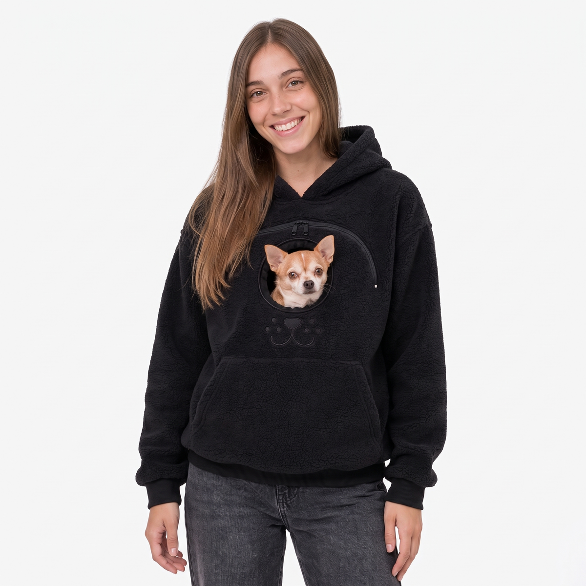 Dog Tote Carier Hoodie