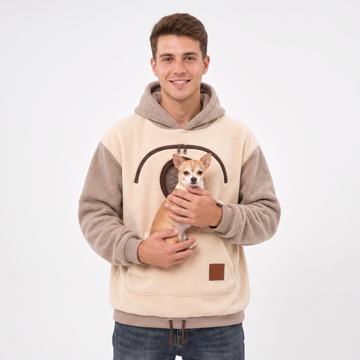 Dog Tote Carier Hoodie
