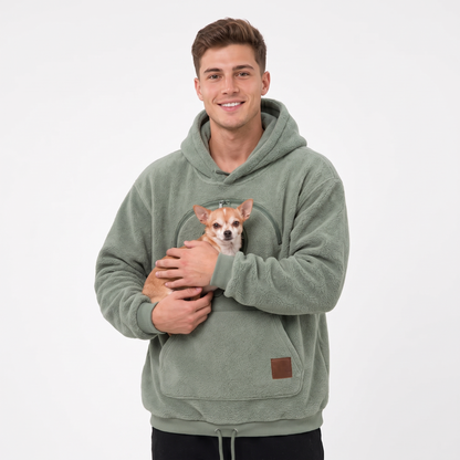 Dog Tote Carier Hoodie