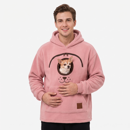 Dog Tote Carier Hoodie